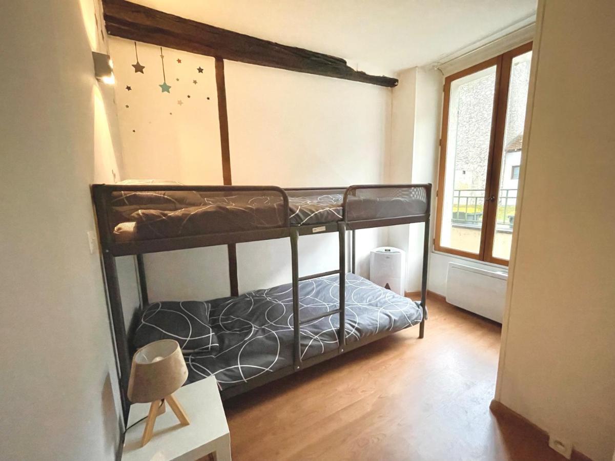 Apartmán T3-Balcon Plein Sud-Acces Direct Au Bord Du Loing Moret-sur-Loing Exteriér fotografie